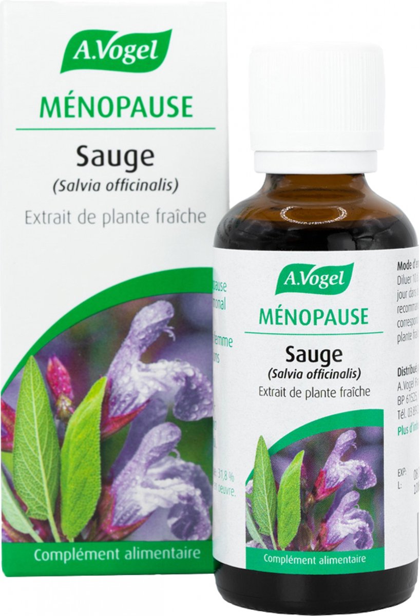 Goedkoopste A.Vogel Menopauze Salie Vers Plantenextract 50 ml