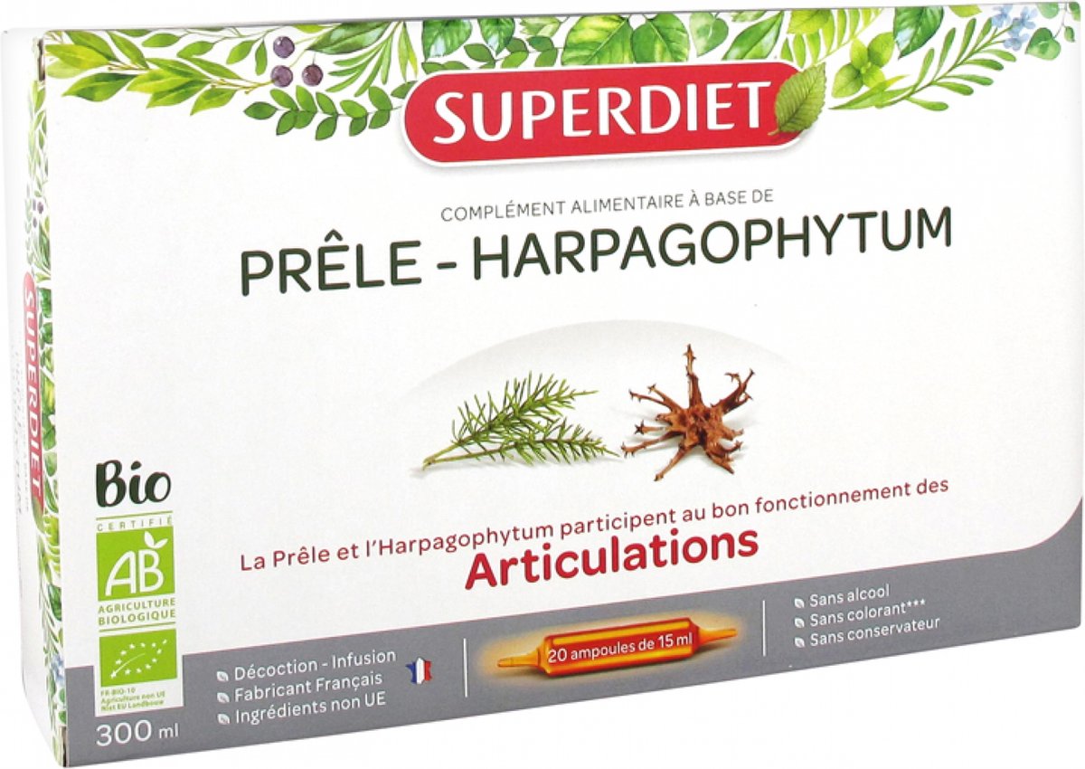 Goedkoopste Superdiet Heermoes Harpagophytum Bio 20 Ampullen
