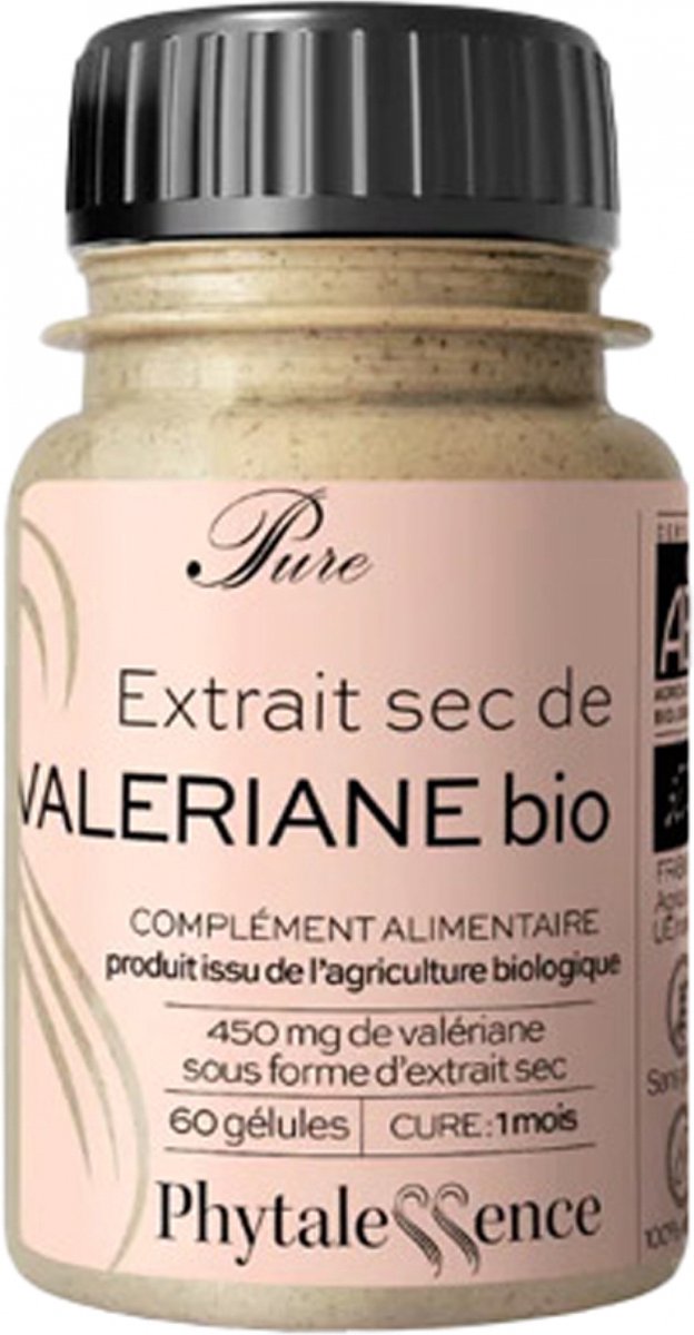 Phytalessence Pure Valeriaan Biologisch 60 Capsules