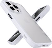 IYUPP Bumper - Geschikt voor Apple iPhone 15 Pro Hoesje - Wit - Shockproof