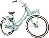 Vélo de transport Popal Daily Dutch Prestige N3 - Vélo de ville pour femmes - 53 centimètres - Vert minéral