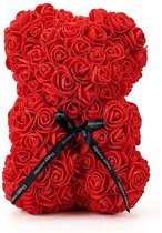 Rozen Teddy Beer 25 cm - Rose Bear - Rose Teddy - Valentijn Cadeau - Liefde - Moederdag - Verjaardag