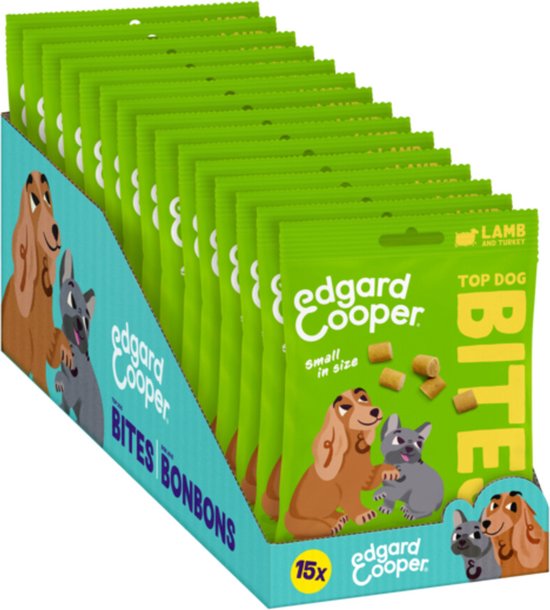 15x Edgard & Cooper Adult Bite S Lam & Kalkoen 50 gr