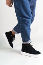 Oscar&Djayds Sneaker Homme - Zwart - Cuir véritable (Suède) - Baskets hautes - chaussures - OD111 - taille 43