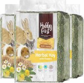 3x Hobby First Hope Farms Herbal Hay Bloemen 1 kg