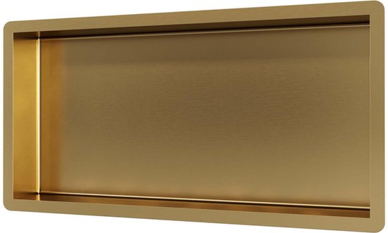 Brauer Gold Edition Inbouwnis - 60x30cm - PVD - geborsteld goud