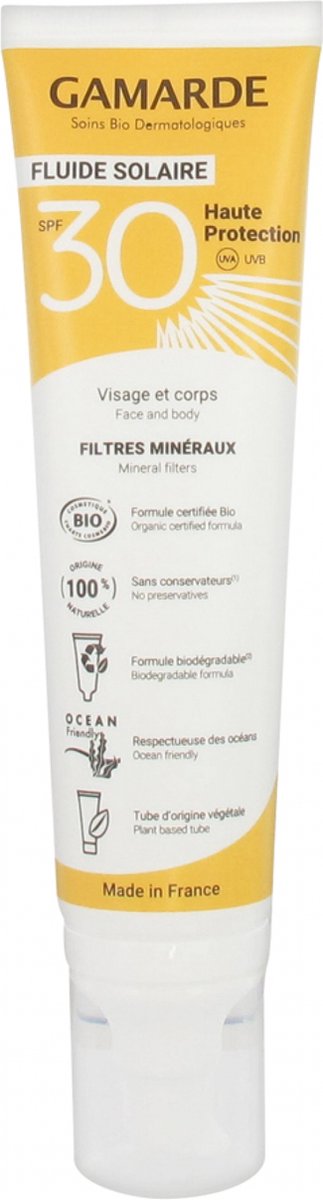 Goedkoopste Gamarde Zonnebrandcrème Hoge Bescherming SPF30 Organic 100 ml
