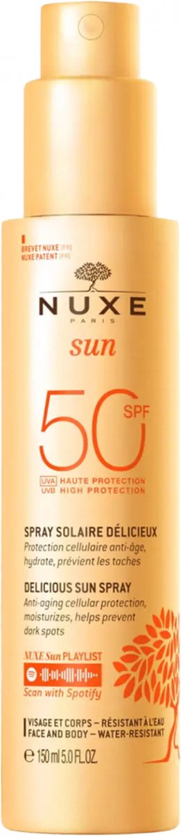 Goedkoopste Nuxe Sun - Face & Body Milk SPF 50 - Zonnebrand - 150 ml