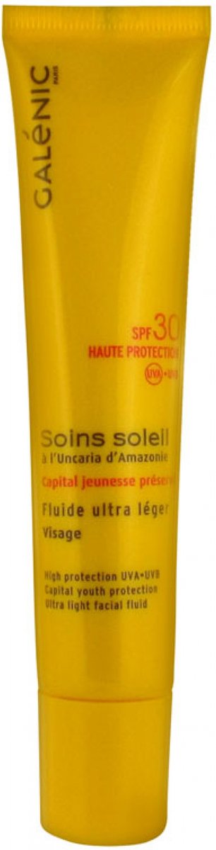 Galénic Soins Soleil Ultra-Light Fluid SPF30 Visage 40 ml