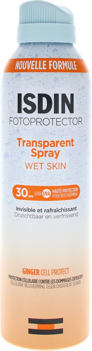 Goedkoopste Isdin Fotoprotector Transparant Spray Wet Skin SPF30 250ml