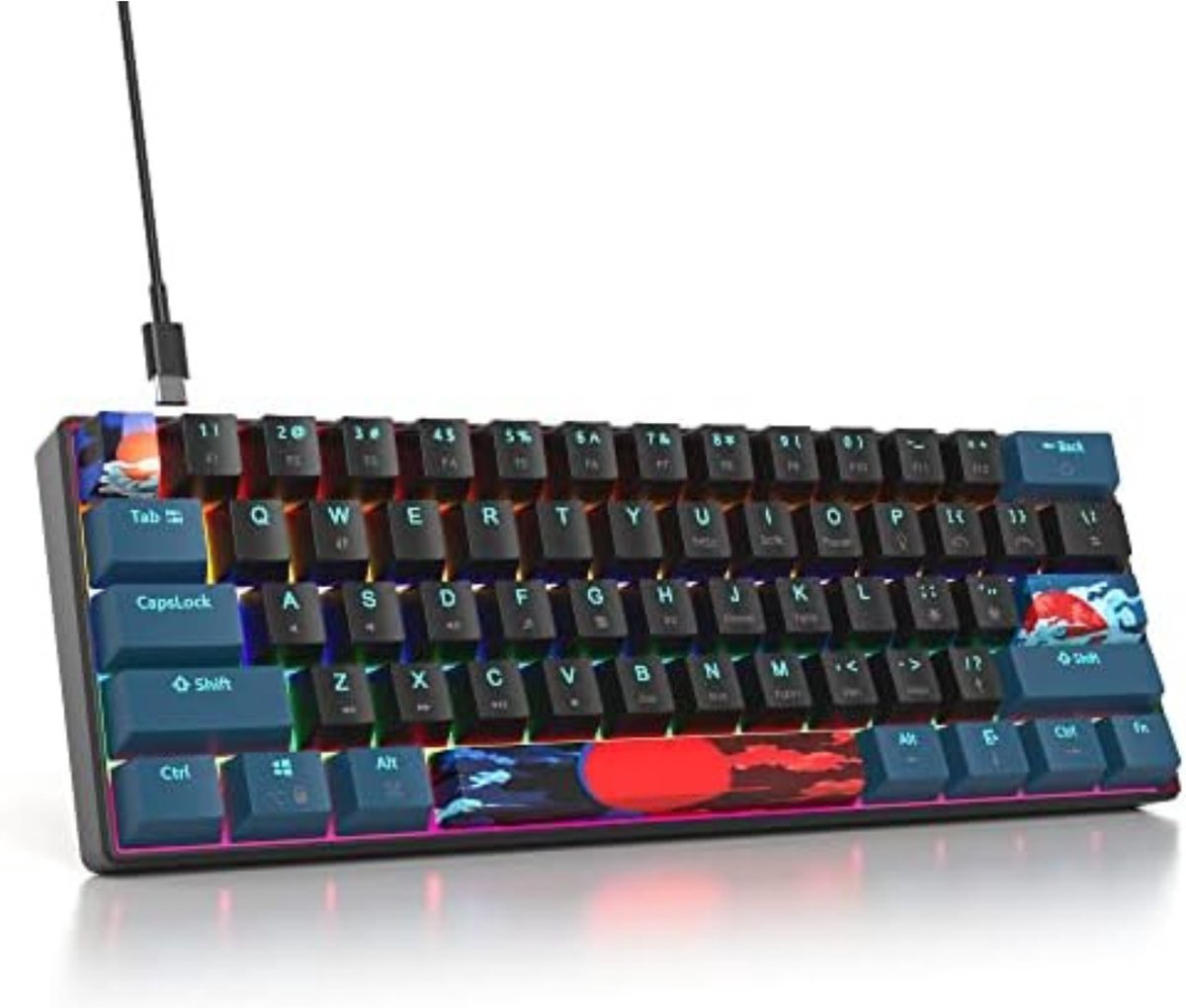 Gaming Toetsenbord 60% - Gaming Keyboard 60% - Gaming Toetsenbord 60 Procent - Gaming Toetsenbord Meganisch