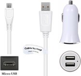 2.1A Auto oplader + 1,8m Micro USB kabel. Autolader adapter geschikt voor o.a. Samsung telefoon Galaxy telefoons S1, S2, S3, S3 Mini, S4, S4 Mini, S5 Mini, S5, S6, S6 Edge, S7, S7 Edge, A7 (A710 uit 2016 / A750 uit 2018)