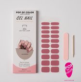 Pop of Color Amsterdam - Kleur: Pretty in Pink - Gel nail wraps - UV nail wraps - Gel nail stickers - Gel nail foil - Nail stickers - Gel nagel wraps - UV nagel wraps - Gel nagel stickers - Nagel wraps - Nagel stickers