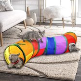 Kattentunnel - Kattenspeelgoed - Speeltunnel - voor katten, puppy's, konijnen of kleine dieren - 127cm lang
