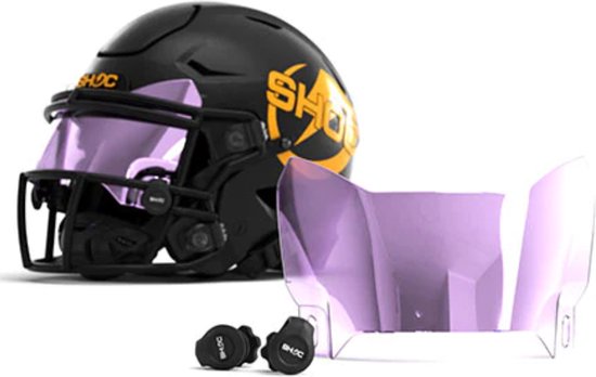 SHOC Zero G Plus Football Visor Color Clear Spectrum American Football Visors | Helmets Accessoire