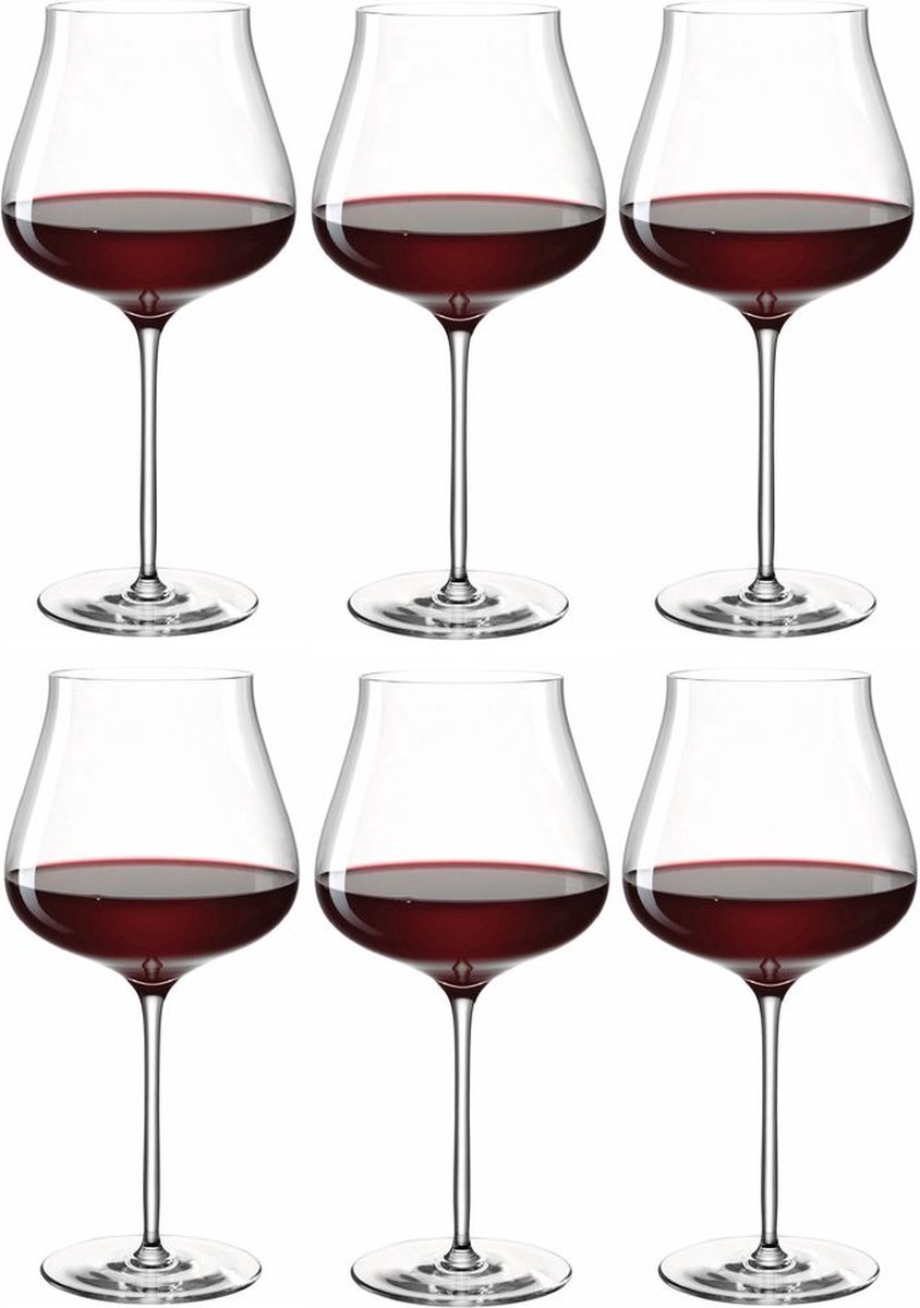 Leonardo Brunelli Rode wijnglas 770ml - set van 6 glazen