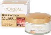 Crème de jour anti-âge triple action L'Oréal 45+