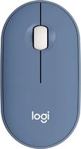 Logitech Pebble 2 M350s - Draadloze Muis - Bluetooth - 4000 dpi - Moon blue