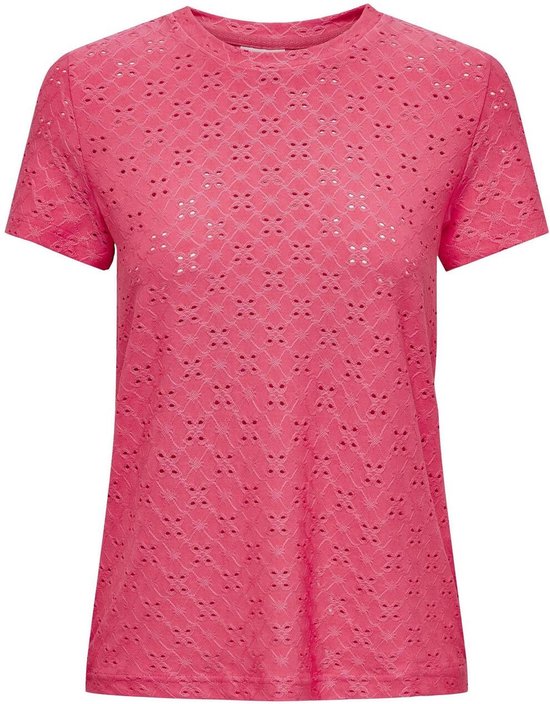 Jacqueline de Yong T-shirt Jdycathinka S/s Tag Top Jrs Noos 15158450 Coral Paradise Dames Maat - XS
