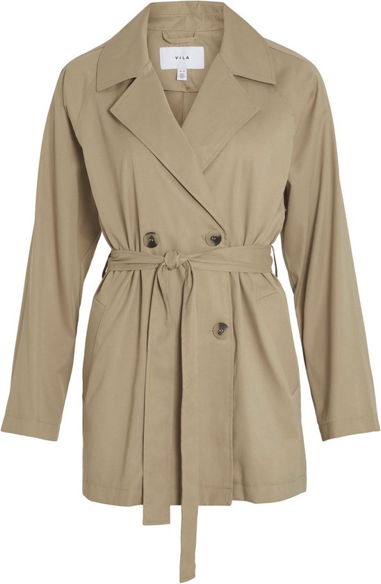 VILA VIJANCINE L/S TRENCHCOAT - NOOS Dames Jas - Maat 44