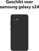 Samsung galaxy s24 backcover black - samsung galaxy s24 achterkant zwart