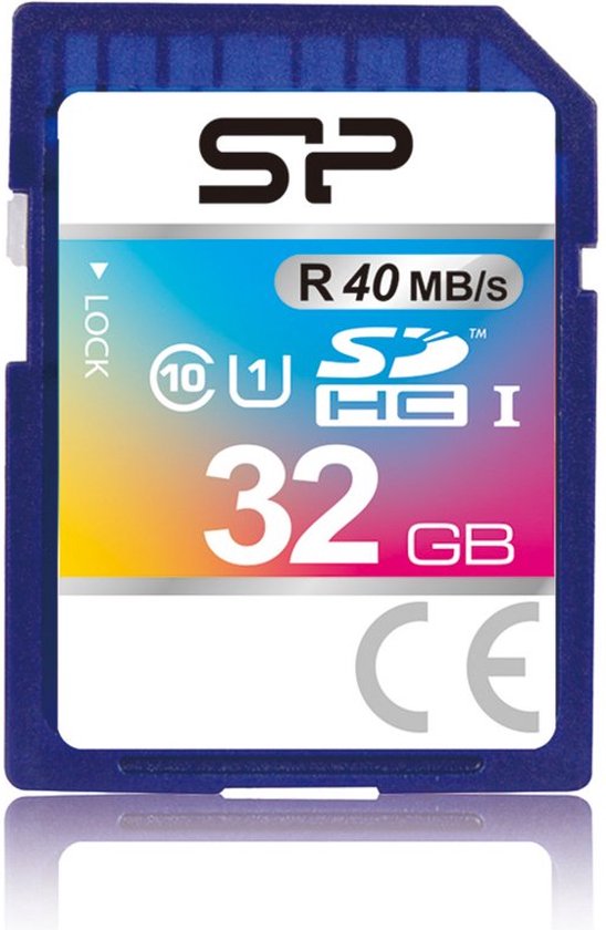 SiliconPower 32GB SDHC CL10 - Flash Card