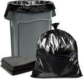 Afvalzakken – 100% recycle vuilniszakken / lekbestendig / Blad / 200 stuks / 50 liter / 55*70cm.