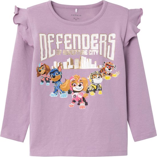 NAME IT NMFODENINA PAWPATROL LS TOP CPLG T-shirt Filles - Taille 86