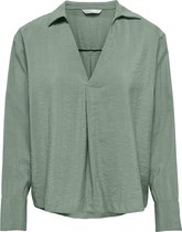 ONLY ONLKATE L/ S V-NECK TOP WVN NOOS Ladies Top - Taille XS
