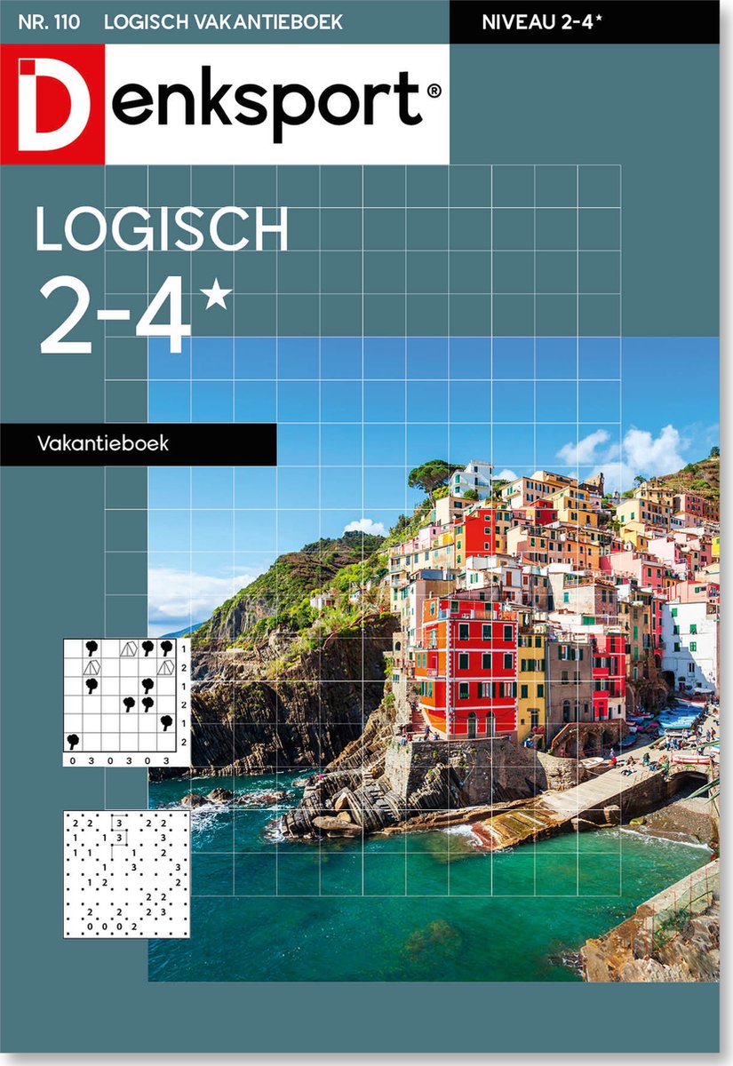 Denksport Puzzelboek Logisch 2-4* vakantieboek, editie 110 - Denksport