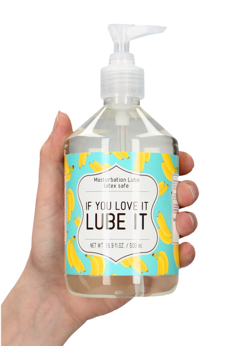 Goedkoopste Masturbation Glijmiddel - IF YOU LOVE IT LUBE IT - 500 ml