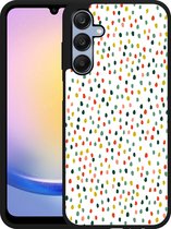 Cazy Hardcase Hoesje geschikt voor Samsung Galaxy A25 Happy Dots