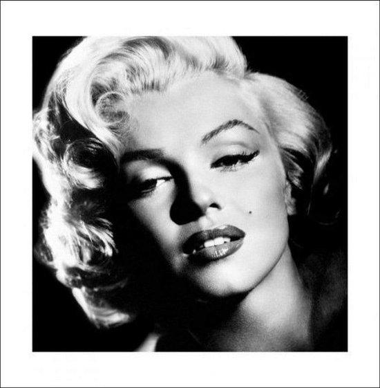 Marilyn Monroe Glamour Art Print 40x40cm | Poster