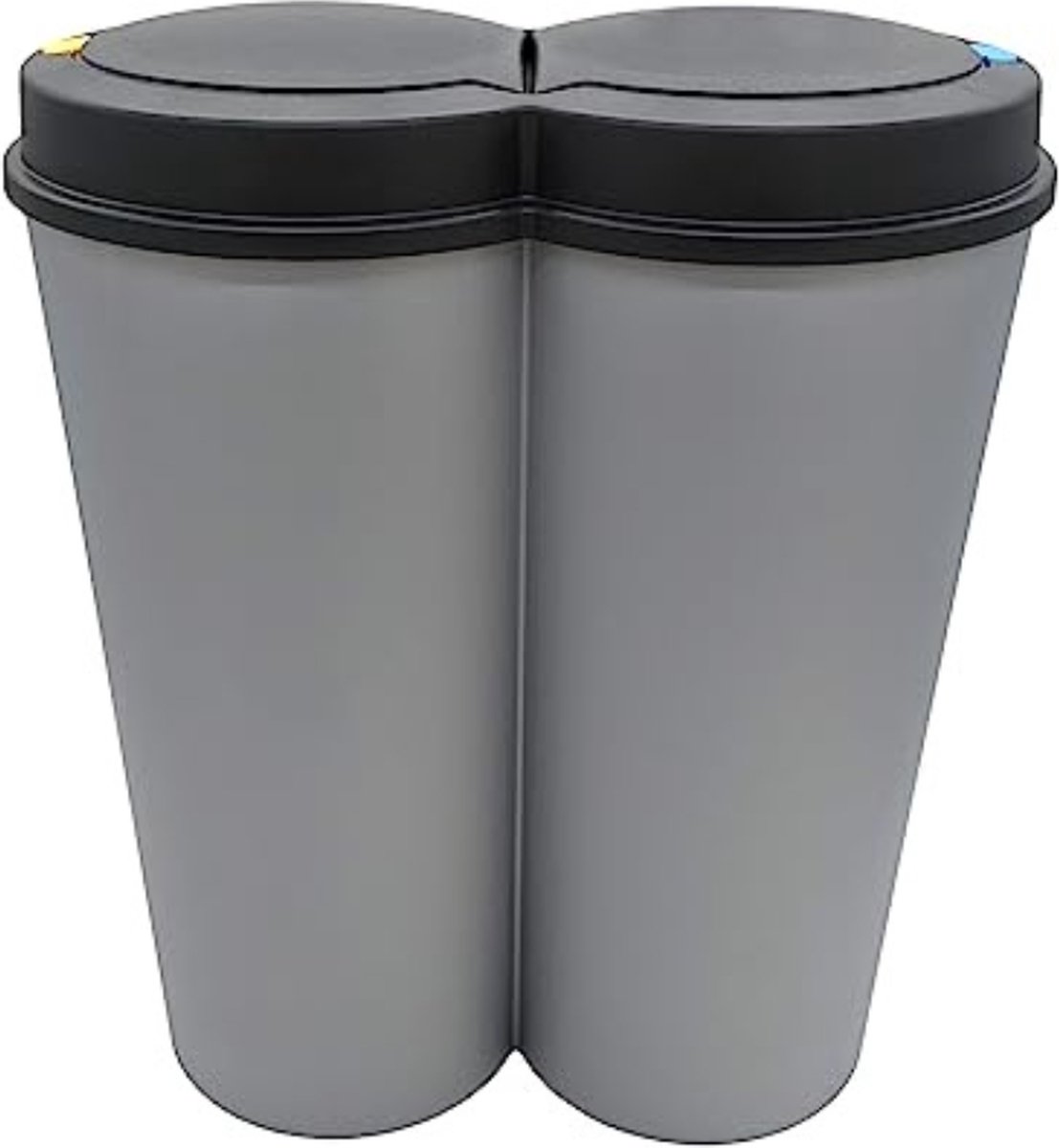 Goedkoopste Afvalbak 50 liter - Afvalemmer 50 liter - 52 x 26 x 53 cm - Grijs