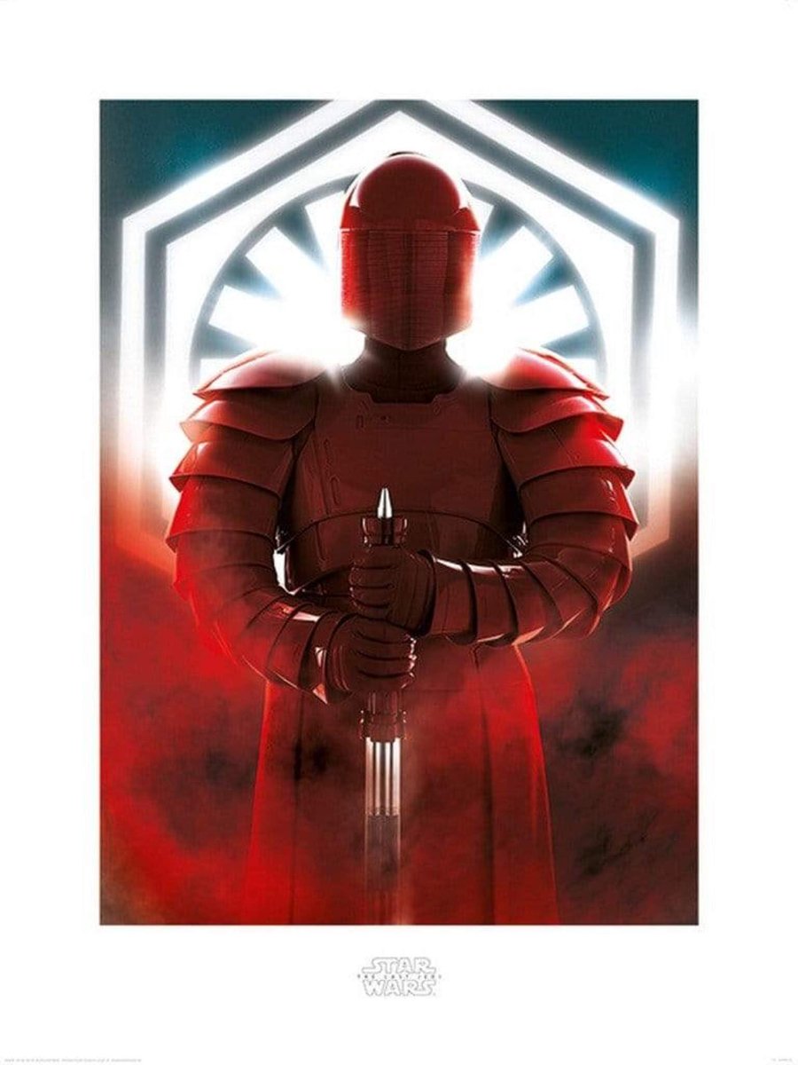 Pyramid Kunstdruk Star Wars - The Last Jedi Elite Guard Defend 60x80cm Divers