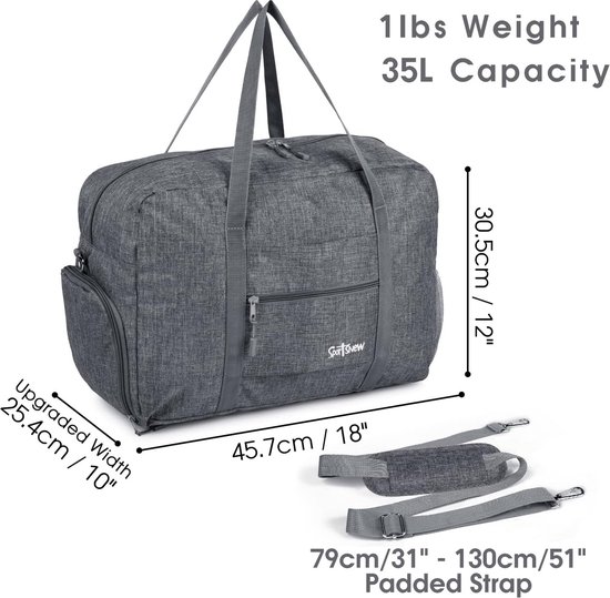 FIORETTO 35L Men's Sports Bag with Wet Pocket & Shoe Compartment, Travel Bag Weekend Bag with Padded Shoulder Strap, Water Resistant Sports Bag for Swimming, Basketball Blue