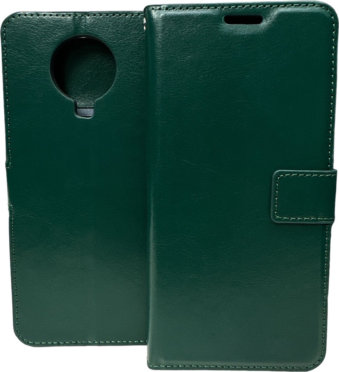 Portemonnee Book Case Hoesje Geschikt voor: Nokia G10 / G20 - Groen