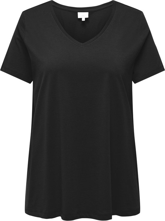 ONLY CARMAKOMA CARBONNIE LIFE S/S V A-SHAPE TEE NOOS Dames T-shirt