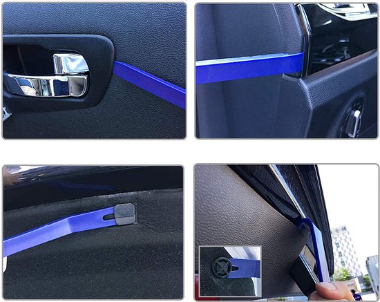 Hendelgereedschap voor auto, sierlijstwigenset, auto Hendelgereedschap voor auto, sierlijstwigenset, auto