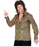 Widmann - Jaren 80 & 90 Kostuum - 70s Gouden Exotische Joe Disco Man - Goud - Large / XL - Carnavalskleding - Verkleedkleding