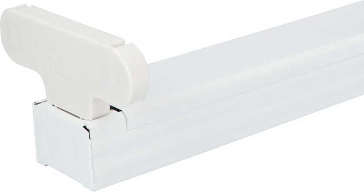HOFTRONIC Rax LED Montagebalk - T8 LED TL armatuur - 150cm - IP22 - Geschikt voor twee buizen Grijs