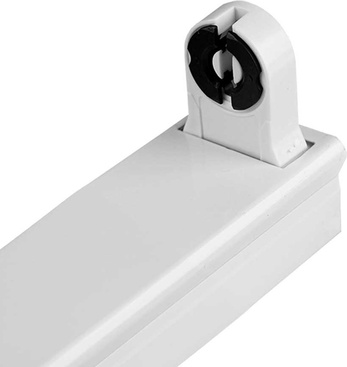 HOFTRONIC Rax LED Montagebalk - T8 LED TL armatuur - 60cm - IP20 - Geschikt voor één buis Wit