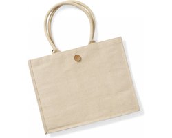Westford Mill Juco Shopper WM447 - Natural - 42 x 33 x 19 cm