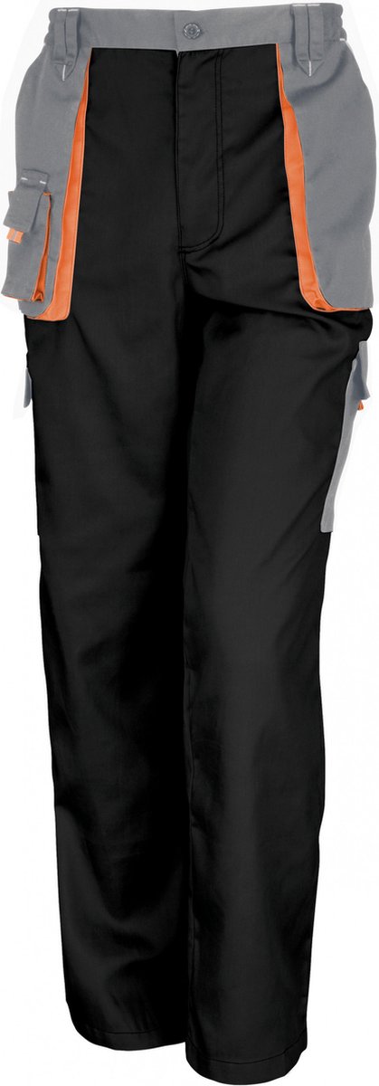Result Lite Trousers RT318 - Black/Grey/Orange - L