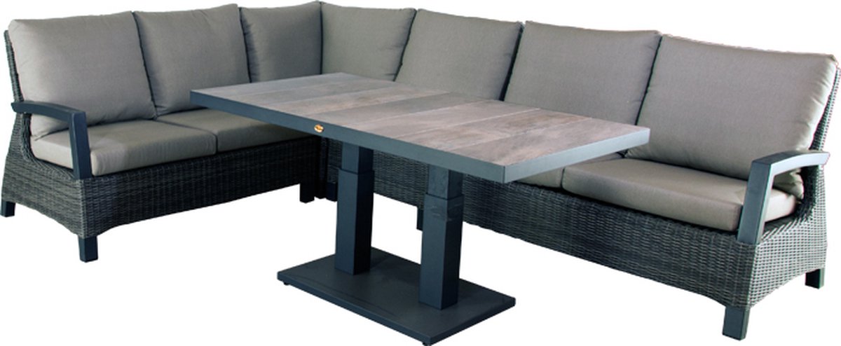 Dining hoekset West Haven Coffee Brown 85 x 140 cm Oosterik Home