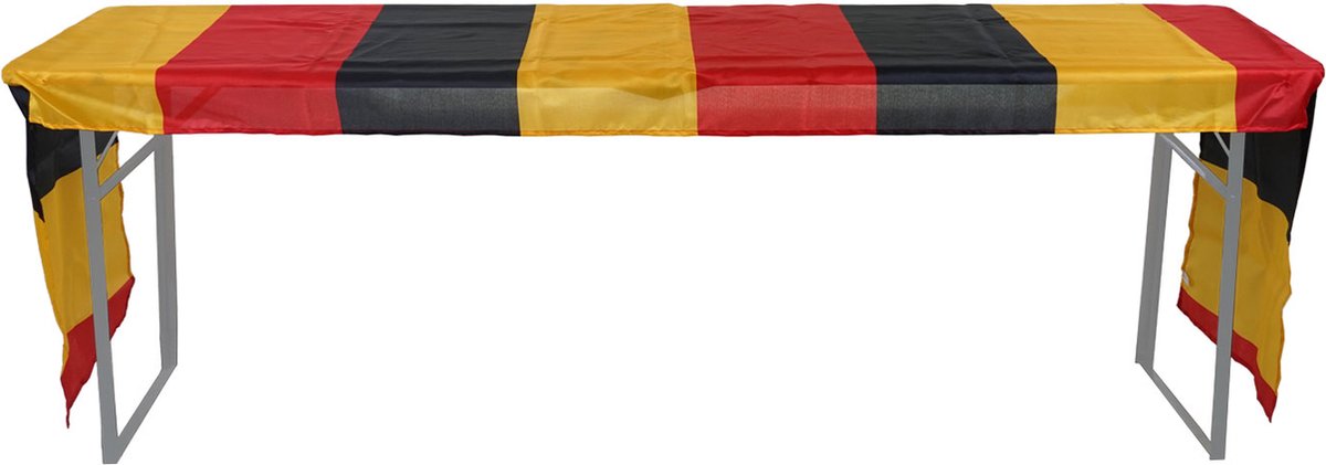 Cosmo Cas a Tafelkleed voor Bierbankstel - Bierbankhoes Tafelhoes - Duitsland WK EK 360x73cm
