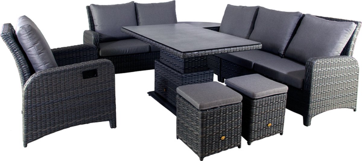 Loungeset Allentown Midnight Grey