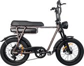 Fatbike - Fatbike électrique - Coffee - EB2 - Vélo électrique - 250 Watt - 7 vitesses - USB