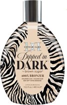 Brown Sugar Double Dark Dipped in the Dark - zonnebankcreme - 400X bronzers- 400 ml