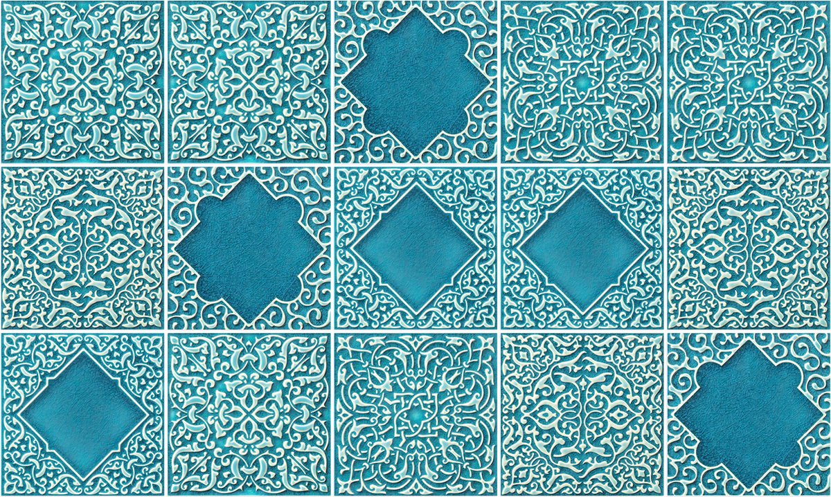 Ulticool Plaktegels - Zelfklevende Tegels - 15x15 cm - Ulticool - Decoratie Sticker Tegels - Arabische Marokkaanse Sprookjes - 15 stuks - Plakfolie - Muurstickers - Tegelstickers - Decoratiefolie - Badkamer - Keuken - Ramadan Decoratie Versiering Groen
